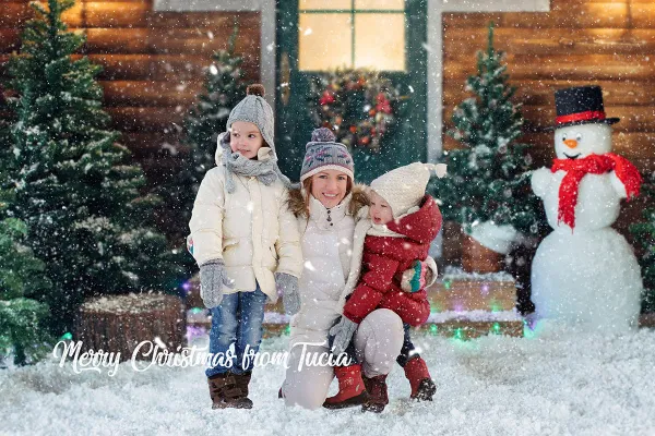 after photo of christmas photo transformation