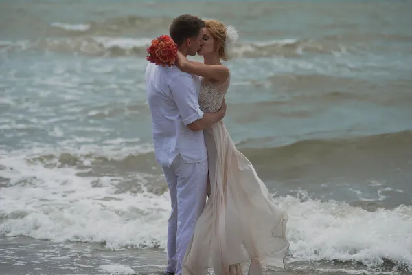 before photo of dreamy wedding edit
